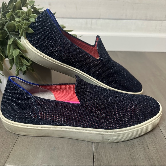 Rothy’s Limited Edition Metallic Slip On Sneakers Women’s 9.5 - Picture 10 of 12